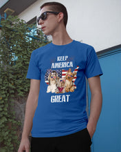 Load image into Gallery viewer, Keep America Great Yorkshire Terrier Gift For Dog Lovers Guys Tee
