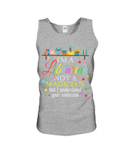 Load image into Gallery viewer, I Am A Librarian Not A Magician Custom Design Gifts Unisex Tank Top
