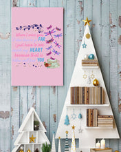 Load image into Gallery viewer, Butterflies When I Miss You I Just Have To Look Inside My Heart Gift For Lover Vertical Poster

