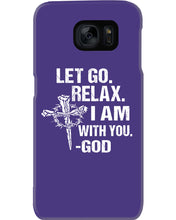 Load image into Gallery viewer, Let You Relax I Am With You Gray Background Phone case
