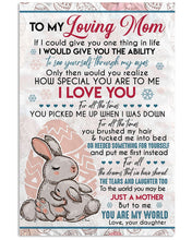 Load image into Gallery viewer, Daughter Gift For Mom With Meaningful Words You Are My World Vertical Poster
