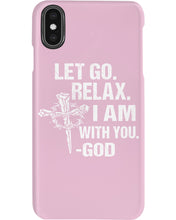 Load image into Gallery viewer, Let You Relax I Am With You Gray Background Phone case
