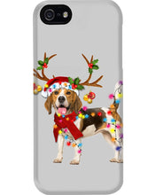 Load image into Gallery viewer, Beagle Gorgeous Reindeer Xmas Lights Gift For Dog Lovers Phone case
