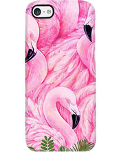 Load image into Gallery viewer, Beautiful Flamingo And Feather Gift For Flamingo Lovers Phone case
