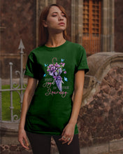 Load image into Gallery viewer, Butterflies Find Joy In The Journey Gift For Daughter Guys Tee
