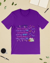 Load image into Gallery viewer, Butterflies When I Miss You I Just Have To Look Inside My Heart Gift For Lover Guys Tee
