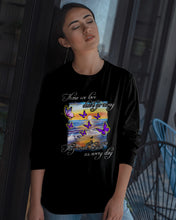 Load image into Gallery viewer, Butterfly Sunset On Beach Those We Love Don't Go Away Gift For Lover Unisex Long Sleeve
