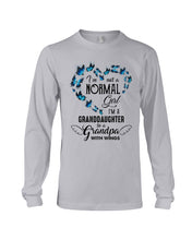 Load image into Gallery viewer, Gift For Angel Grandpa I'm A Granddaughter To A Grandpa With Wings Unisex Long Sleeve
