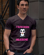 Load image into Gallery viewer, Don't Judge Me I Was Born To Be Awesome Not Perfect Gift For Penguin Lovers Guys V-Neck
