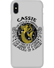 Load image into Gallery viewer, Gift For Cassie Girl The Soul Of A Mermaid Phone case
