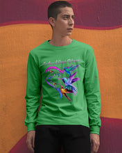 Load image into Gallery viewer, Hummingbirds Heart Shaped I Am A Simple Woman Gift For Mom Unisex Long Sleeve
