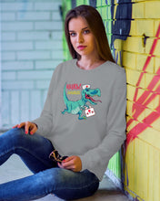Load image into Gallery viewer, Funny Nurse Saurus Gifts For Nurse Lovers Sweatshirt
