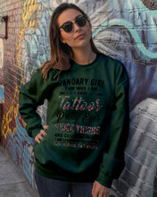 Load image into Gallery viewer, January Girl Has Tattoos Pretty Eyes Thick Thighs For Birthday Gift Sweatshirt
