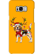 Load image into Gallery viewer, Beagle Gorgeous Reindeer Xmas Lights Gift For Dog Lovers Phone case
