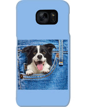 Load image into Gallery viewer, Border Collie In Denim Pocket Gift For Dog Lovers Phone case
