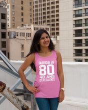 Load image into Gallery viewer, Fabrique En 80 40 Ans D'Excellence Custom Design Gift For Friends Ladies Flowy Tank
