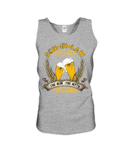 Load image into Gallery viewer, Beer Day Funny Gift For Son-In-Law The Man The Myth The Legend Unisex Tank Top
