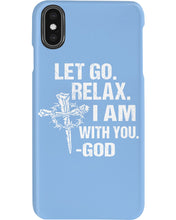 Load image into Gallery viewer, Let You Relax I Am With You Gray Background Phone case
