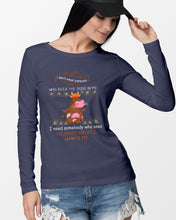Load image into Gallery viewer, Cow I Need Somebody Who Sees The Crazy And Still Wants Me Unisex Long Sleeve
