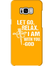 Load image into Gallery viewer, Let You Relax I Am With You Gray Background Phone case
