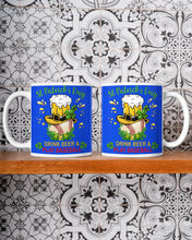 Load image into Gallery viewer, Baseball Drink Beer Day St Patrick's Day Gift For Baseball Lovers Mug
