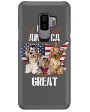 Load image into Gallery viewer, Keep America Great Yorkshire Terrier Gift For Dog Lovers Phone case
