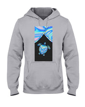 Load image into Gallery viewer, Magical Blue Turtle Pattern Gift For Turtle Lovers Hoodie
