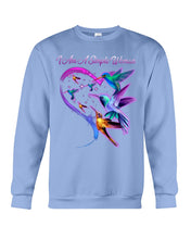 Load image into Gallery viewer, Hummingbirds Heart Shaped I Am A Simple Woman Gift For Mom Sweatshirt

