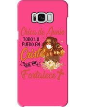 Load image into Gallery viewer, Chica De Junio Todo Lo Puedo En Cristo Que Me Fortalece Phone case
