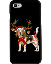 Load image into Gallery viewer, Beagle Gorgeous Reindeer Xmas Lights Gift For Dog Lovers Phone case
