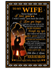 Load image into Gallery viewer, Husband Gift For Wife Never Forget That I Love You Vertical Poster

