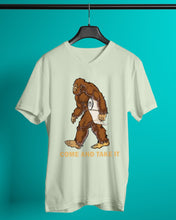 Load image into Gallery viewer, Bigfoot Come And Take It Simple Custom Design Guys V-Neck
