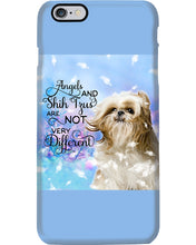 Load image into Gallery viewer, Angels And Shih Tzu Are Not Different Gift For Dog Lovers Phone case

