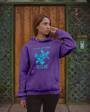 Load image into Gallery viewer, In April We Wear Blue Autism Awareness Special Custom Design Hoodie
