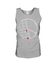 Load image into Gallery viewer, Image All The People Living Life In Peace Custom Design For Friends Unisex Tank Top
