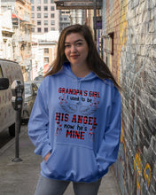 Load image into Gallery viewer, Grandpa's Girl I Used To Be His Angel Gift For Men Hoodie
