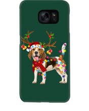 Load image into Gallery viewer, Beagle Gorgeous Reindeer Xmas Lights Gift For Dog Lovers Phone case
