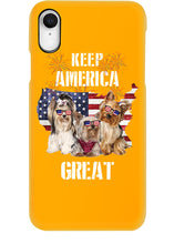 Load image into Gallery viewer, Keep America Great Yorkshire Terrier Gift For Dog Lovers Phone case
