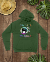Load image into Gallery viewer, Lovely Phone Case Rainbow Design Stay Out Of My Bubble Gift For Friends Hoodie
