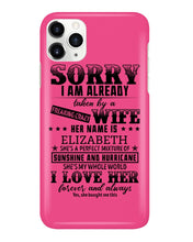 Load image into Gallery viewer, Gift For Husband I Love Here Forever And Always Phone case
