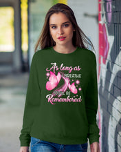 Load image into Gallery viewer, As Long As I Breathe You'll Be Remembred Custom Gift For Family Sweatshirt
