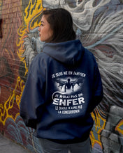 Load image into Gallery viewer, Je Suis Né El En   Jarvier   Enfer Le Diable N Aime Pas Birthday Gift Hoodie
