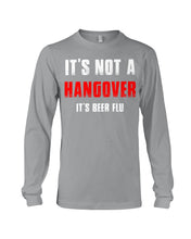 Load image into Gallery viewer, It's Not A Hangover It's Beer Flu Gift For Men Unisex Long Sleeve

