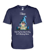 Load image into Gallery viewer, I Sew But My Favorite Hobby Is Collecting Fabric Custom Design Guys V-Neck
