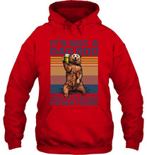 Load image into Gallery viewer, It's Not A Dad Bod It's A Father Figure Bear Hoodie
