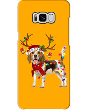 Load image into Gallery viewer, Beagle Gorgeous Reindeer Xmas Lights Gift For Dog Lovers Phone case
