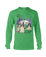 Load image into Gallery viewer, Cavalier King It's Who You Travel With Gift For Dog Lovers Unisex Long Sleeve
