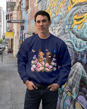 Load image into Gallery viewer, Gift For Dog LoversChesapeake Bay Retriever With Peonies Sweatshirt

