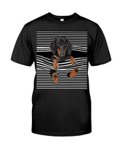 Load image into Gallery viewer, Dachshund Striped In My Heart Special Custom Design Guys Tee
