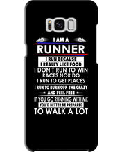 Load image into Gallery viewer, I Am A Runner I Run Because I Really Like Food Custom Design Phone case
